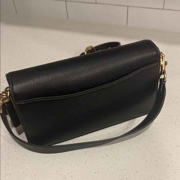 Coach Black Pebbled Leather Tabby 26 Bag - Picture 3 of 8